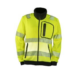 Dimex HI-VIS Strikkegenser – Reflekterende og Komfortabel (Flere Størrelser), 1 Stykk, SDM-4355R-Y