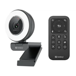 Sandberg Streamer USB Webcam Pro Series, 1 Stykk, SEN-595