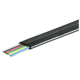 MicroConnect telefon flat kabel 4-6 ledninger, 100m, 1 Stykk, SEN-323