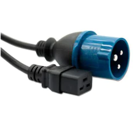 MicroConnect PowerCord 0,6-2,5m C13-C14/C19-CEE-3 Pin, 1 Stykk, SEN-368