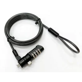 eSTUFF sikkerhetslås med 4-hjuls kombinasjon for K-slot og Nano sikkerhetslås (Gearlab Box), 1 Stykk, SEN-015