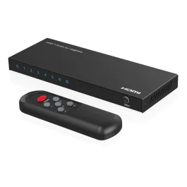 MicroConnect 4K60Hz HDMI-bryter med fjernkontroll (3x1, 4x1, 5x1), 1 Stykk, SEN-100