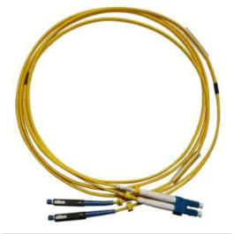 MicroConnect optisk fiberkabel, LC-MU, duplex, gul, 1-5m, 1 Stykk, SEN-470