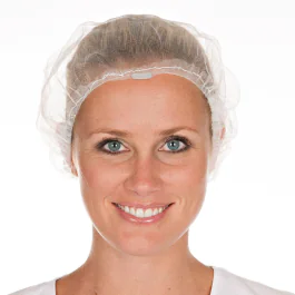 Hygostar Bouffant caps Detect | nylon, detekterbar, hvit, 200 x 1 Stykk, SFM-12497