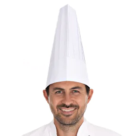 Hygostar Kokkehatter Le Chef | papir, 25 x 10 Stykk, SFM-0500P