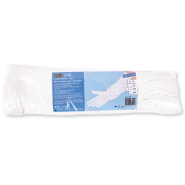 Hygostar Cotton hansker Blanc Extra Long, hvit, 25 x 12 par, SFM-2720