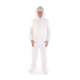 Hygostar kjeledress med hette | PP/CPE, 50 x 1 Stykk, SFM-0553P