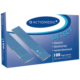 Franz Mensch Fingerbandasje | detekterbar, blå, 10 x 100 Stykk, SFM-50025