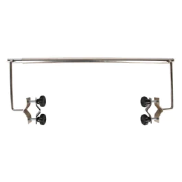 Franz Mensch Benkmonteringsholder for medisinske laken | rustfritt stål, grå, 1 x 1 Stykk, SFM-888303