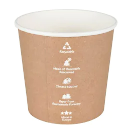 Green Box Kartong 650 ml universelle kopper, brune, 250 stykker, SGB-DFC03656