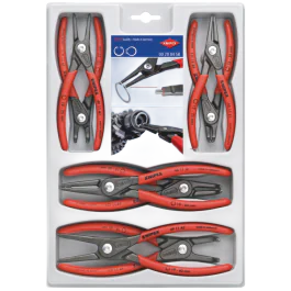 Knipex 002004SB 8-delers presisjonslåsringtangsett, 1 Stykk, SKC-002004SB