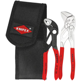Knipex 002072V01 minitangsett i verktøybeltepose, 1 Stykk, SKC-002072V01