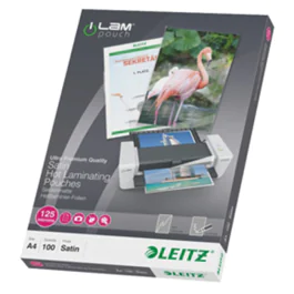 Leitz lamineringslomme A4 A3 80-125my, SDC-1145