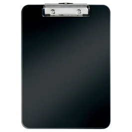 Leitz WOW Ordrebrett A4 – Glanset Finish, Kraftig Papirklype (LTZ39710095, Svart, 1 Eske)