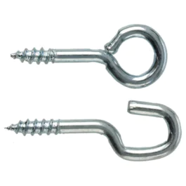 MFT Spiralkrok og Øyekrok 25,2MM/22,2MM – Stål, Elektrolyttisk Behandlet, Høy Kvalitet(218110, 10 Boks)