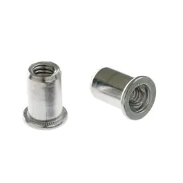 Arvid Nilsson Naglemutter FTT aluminium cylindrisk med flatt hode SAN-494