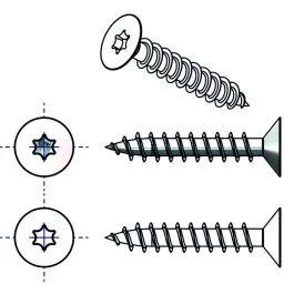 Arvid Nilsson Treskrue Forsenket EL SAN-543