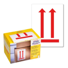 Avery Informasjonsetiketter – Beskytt Innhold ( 7250, Hvit, 1 Dispenser, 74 x 100 mm )