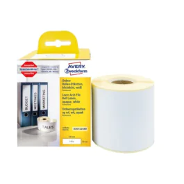 Avery Roll Etiketter – 100% Kompatibel Med Dymo ( AS0722480, Hvit, 1 Ruller, 190 x 59 mm )