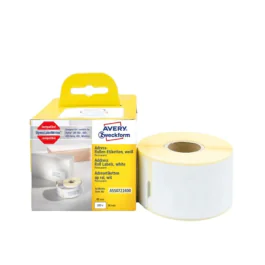 Avery Rullesetiketter – 100% Kompatibel Med Dymo, 2 Ruller, SAV-01