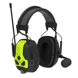 Guardio Freebird PRO X Hørselvern – SNR 32 dB, Bluetooth 5, AI-styrt stemmekontroll(1001940, Svart/Fluorescerende Gul, Unisex, 1 Stykk, størrelse-One Size)