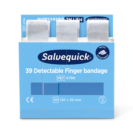 Cederroth Detekterbar Finger - Bandasjerefill, 6 stk