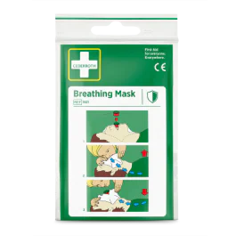 Cederroth Pustemaske – Munn-til-munn Hjelp (1002330-307, Grønn, 1 Stykk, størrelse-Standard)