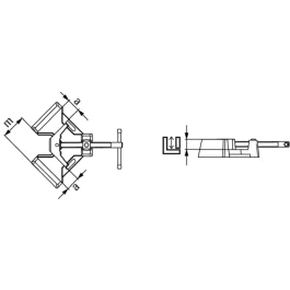 Bessey Metallvinkelklemmer, 1 Eske, SBY-042