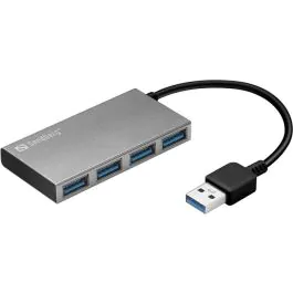 Sandberg USB 3.0 Pocket Hub 4 porter, 1 Stykk, SEN-133-88