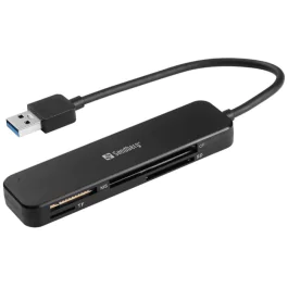 Sandberg USB 3.0 Pocket Card Reader, 1 Stykk, SEN-134-32
