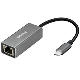 Sandberg USB-C Gigabit Nettverksadapter, 1 Stykk, SEN-136-04