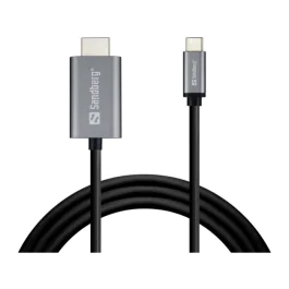 Sandberg USB-C til HDMI-kabel 2M, 1 Stykk, SEN-136-21