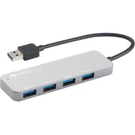Sandberg USB 3.0 Hub 4 porter SAVER, 1 Stykk, SEN-333-88