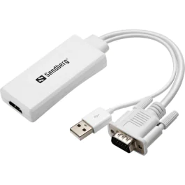 Sandberg VGA+Audio til HDMI-konverter, 1 Stykk, SEN-508-78