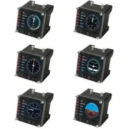 Logitech Pro Flight Instrument Panel, 1 Stykk, SEN-945-000008