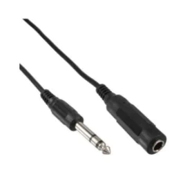 MicroConnect 6,3 mm jack forlengelseskabel, 5m, 1 Stykk, SEN-AUDNU5