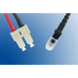 MicroConnect optisk fiberkabel, MTRJ-SC, multimodus, dupleks, OM4 (Erica Violet), 0,5m, 1 Stykk, SEN-FIB322005-4
