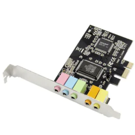 MicroConnect 5.1 kanaler PCIe lydkort, 1 Stykk, SEN-MC-CMI6CH-PCIE