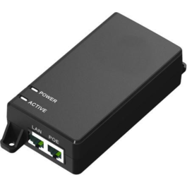 MicroConnect 60W 802.3af/at PoE-injektor UK, 1 Stykk, SEN-POEINJ-60W-UK