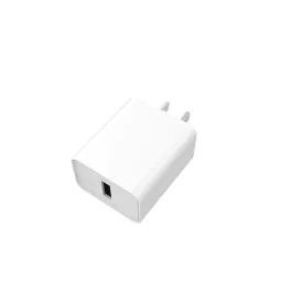 eSTUFF Hjemmelader USB-A 2,4A 12W, US-plugg - Hvit, 1 Stykk, SEN-W125869058