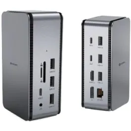 eSTUFF USB4 Pro Dual Dock med valgfritt strømforsyning, 1 Stykk, SEN-953