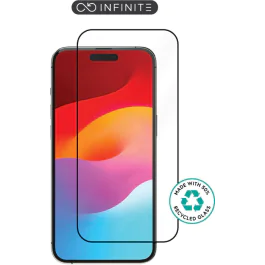 eSTUFF INFINITE iPhone 15 Full Deksel Skjermbeskytter. Titan Shield, 1 Stykk, SEN-W128339268