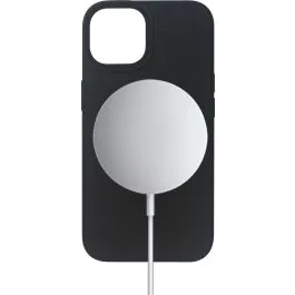 eSTUFF INFINITE ROME Magnetisk Silikon Deksel for iPhone 14-15 Serie - Svart - 76% Resirkulert Materiale, 1 Stykk, SEN-042