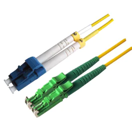MicroConnect optisk fiberkabel, LC-E2000, singlemode, duplex, OS2 (gul) 0,5m, 1 Stykk, SEN-W128434976