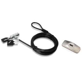 eSTUFF Super Adhesive Plate Tablet/Computer låsesett med sikkerhetslås med nøkler for K-Slot (Gearlab boks), 1 Stykk, SEN-W128792291