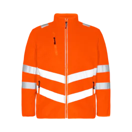 Engel Fleecejakke – Moderne Snitt, Refleksdetaljer, Fluorescerende, 1 Stykk, SEW-1192-236