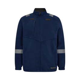 Engel Safety+ Fleecejakke – Flammehemmende, Antistatisk (Farger: Blekk blått, Svart; Størrelser: XS-6XL), 1 Stykk, SEW-1325-179