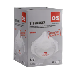 Otto Schachner FFP2-V støvfilter ansiktsbeskyttende masker, 20 stk, SGP-420600