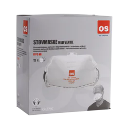 Otto Schachner sammenleggbare ansiktsbeskyttelsesmasker, 12 Stykk, SGP-430200-430300