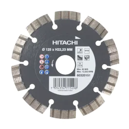 Hikoki Vinkelsliper 125MM – Børsteløs Motor, Variabel Hastighet, 1 Eske, SHK-1063